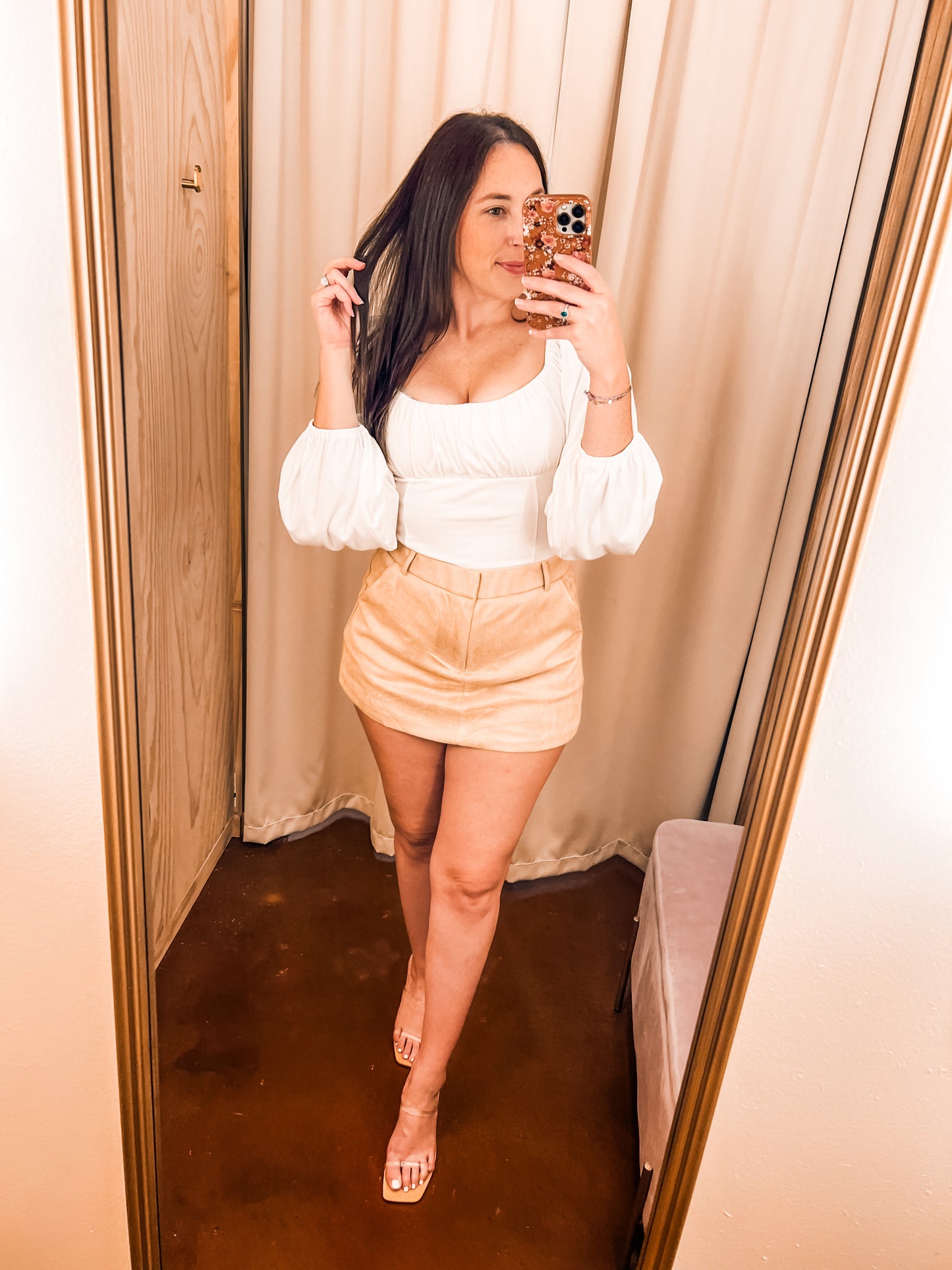 High Waist Skort