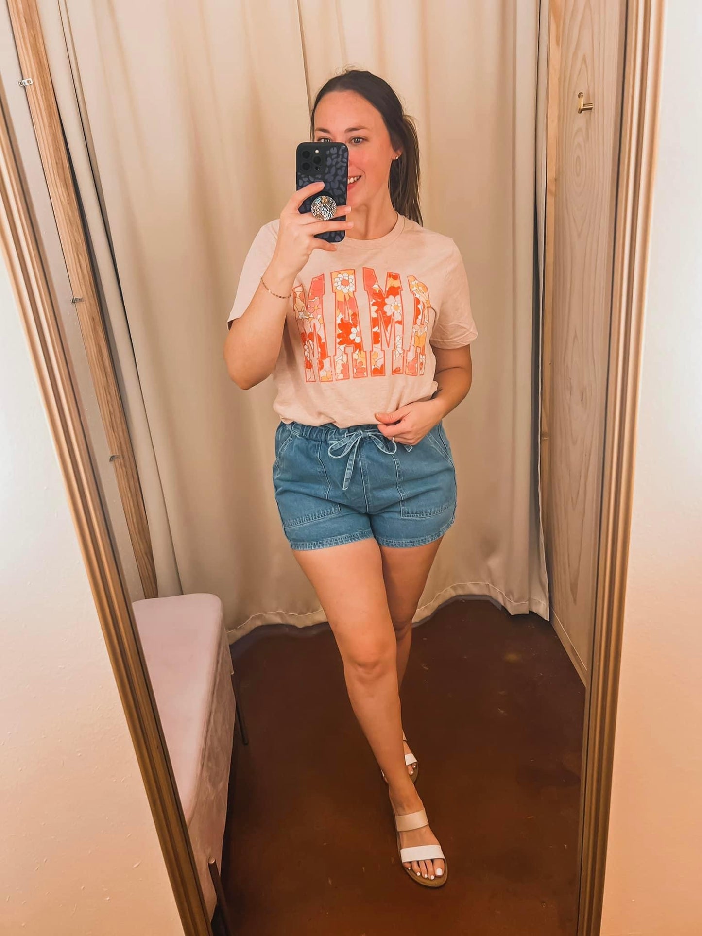Floral MAMA Tee