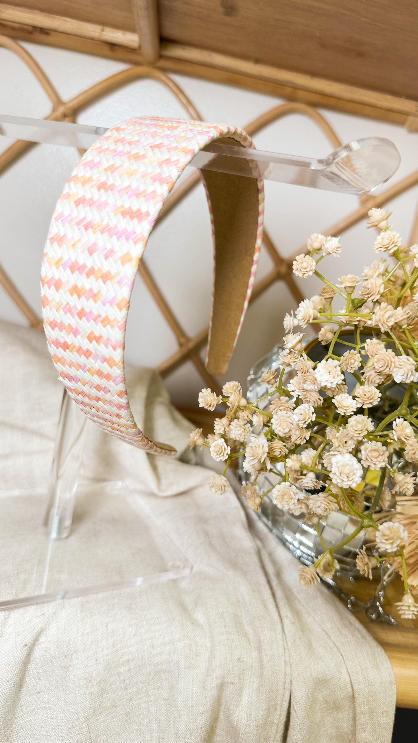 Pastel Checkered Headband