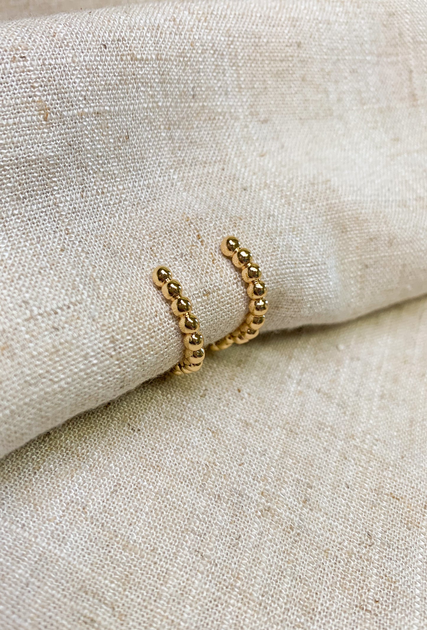 Dot Hoop Earring