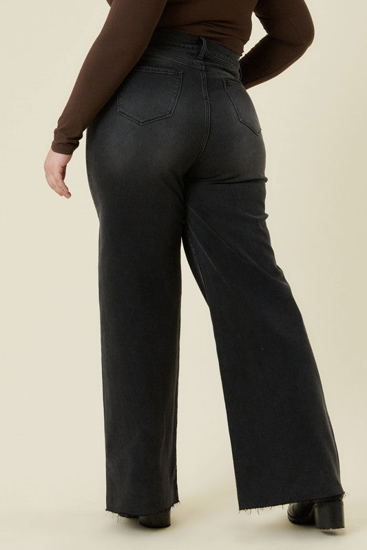 High Waist Wide Leg Jeans