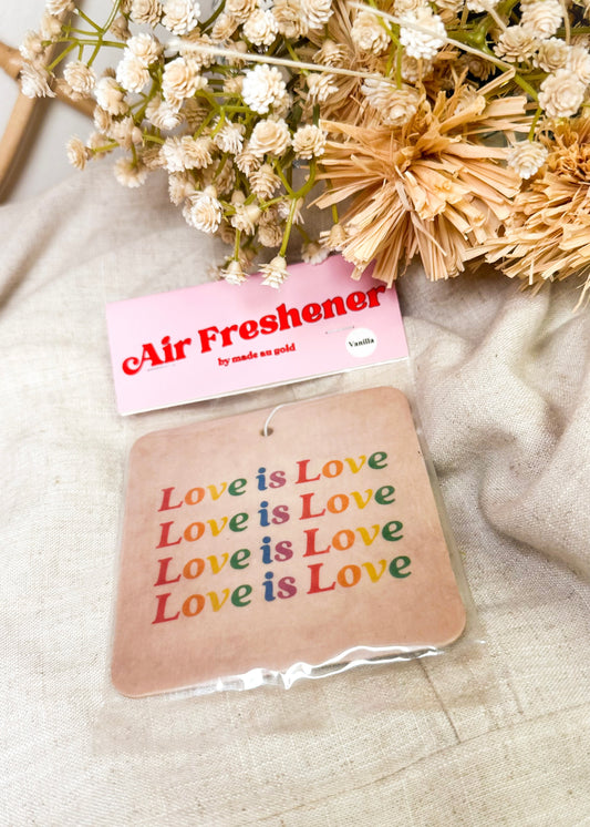 Love Is Love Air Freshener